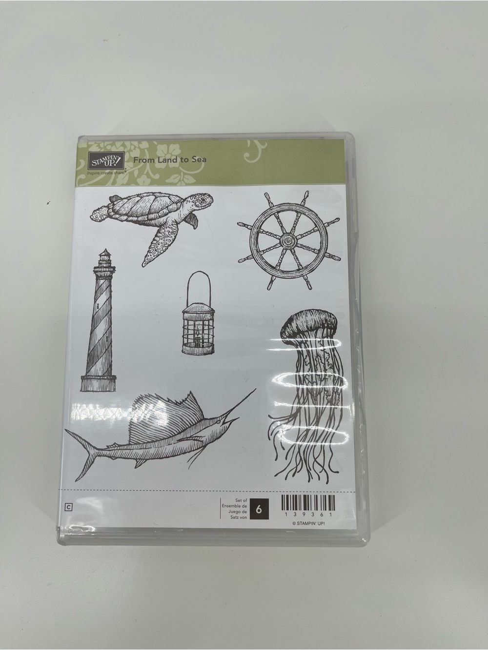 ⭐️Stampin' Up! From Land to Sea Clear Stamp Set